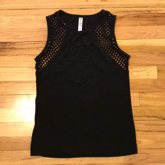 90 Degree By Reflex Tops - 90 Degree by Reflex Black Tank Top XS